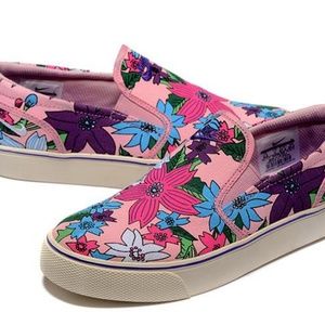 Nike Pink Floral Toki Aloha Slip On Sneaker